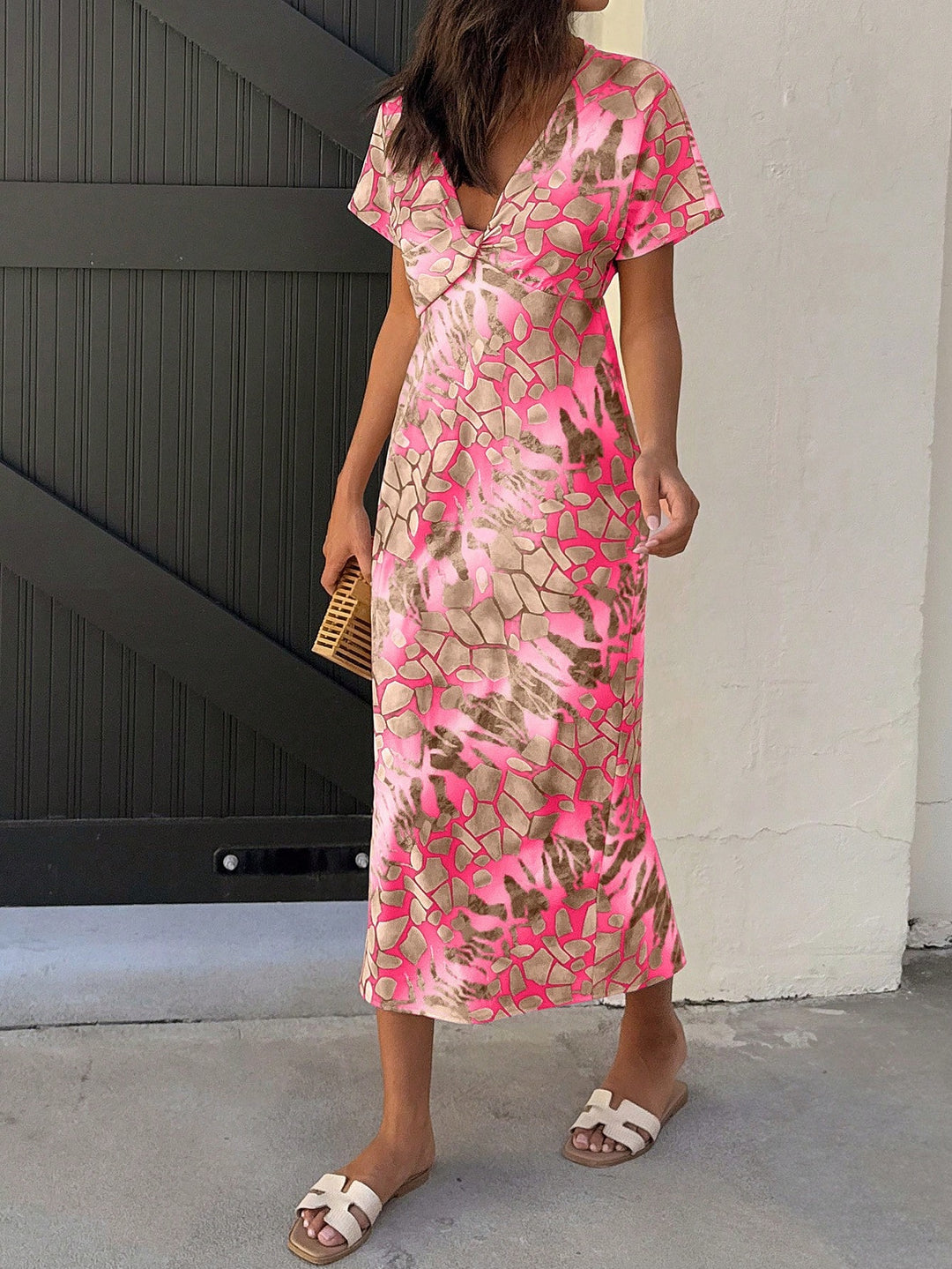 Rochie midi SHEIN, mix culori