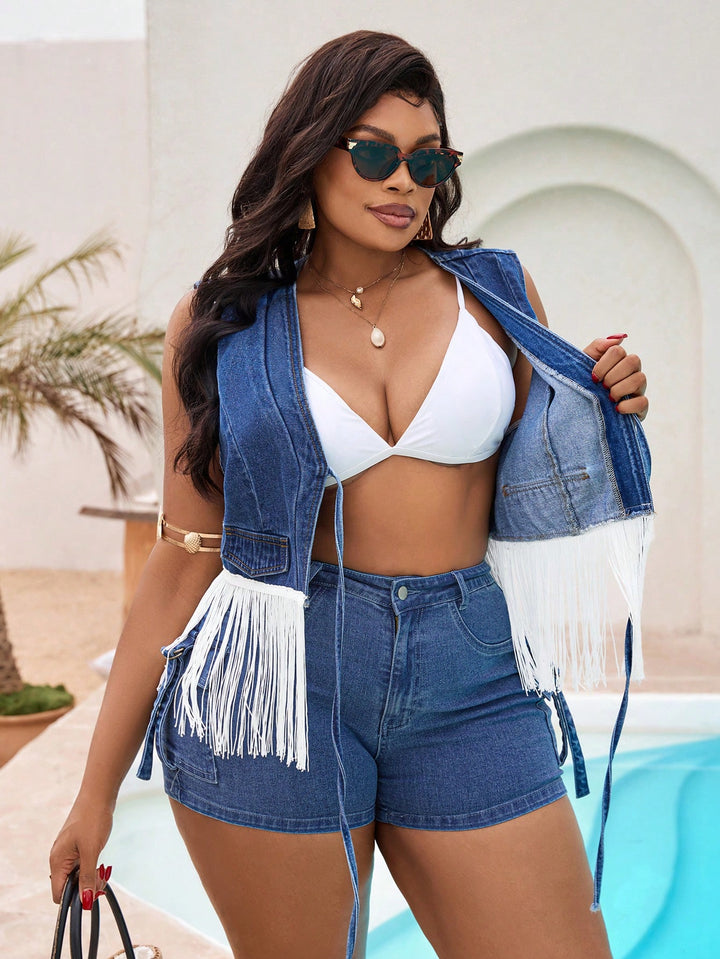 Top SHEIN, albastru