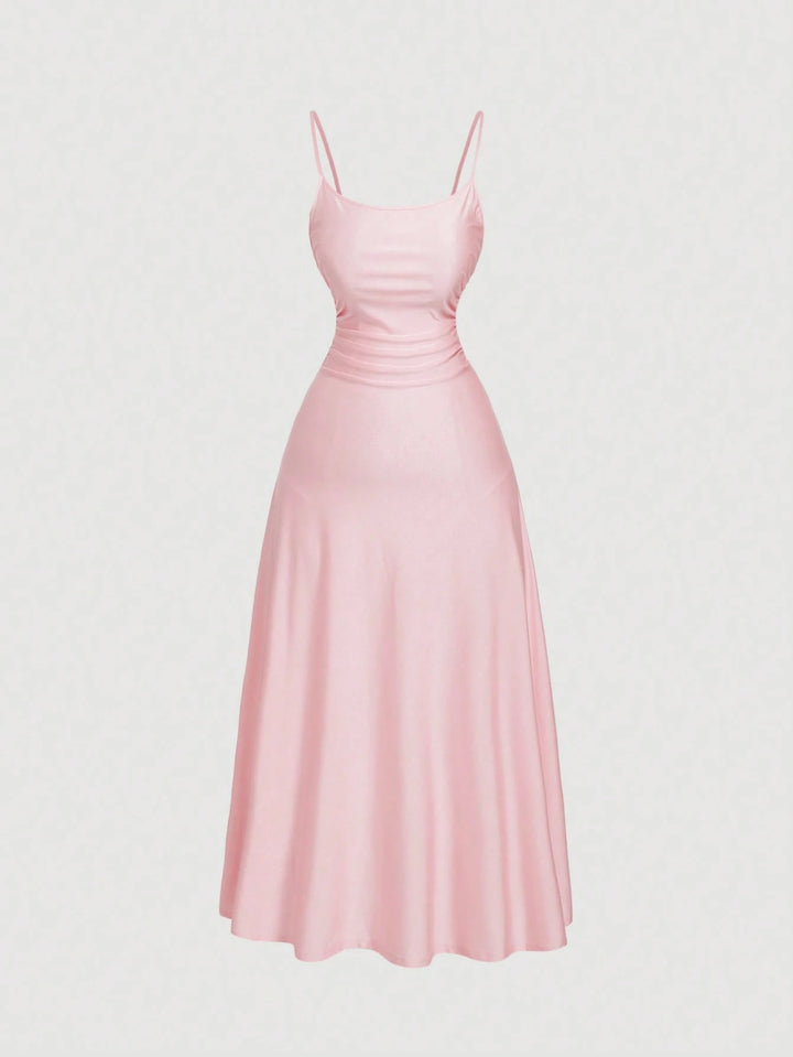 Rochie maxi SHEIN, roz