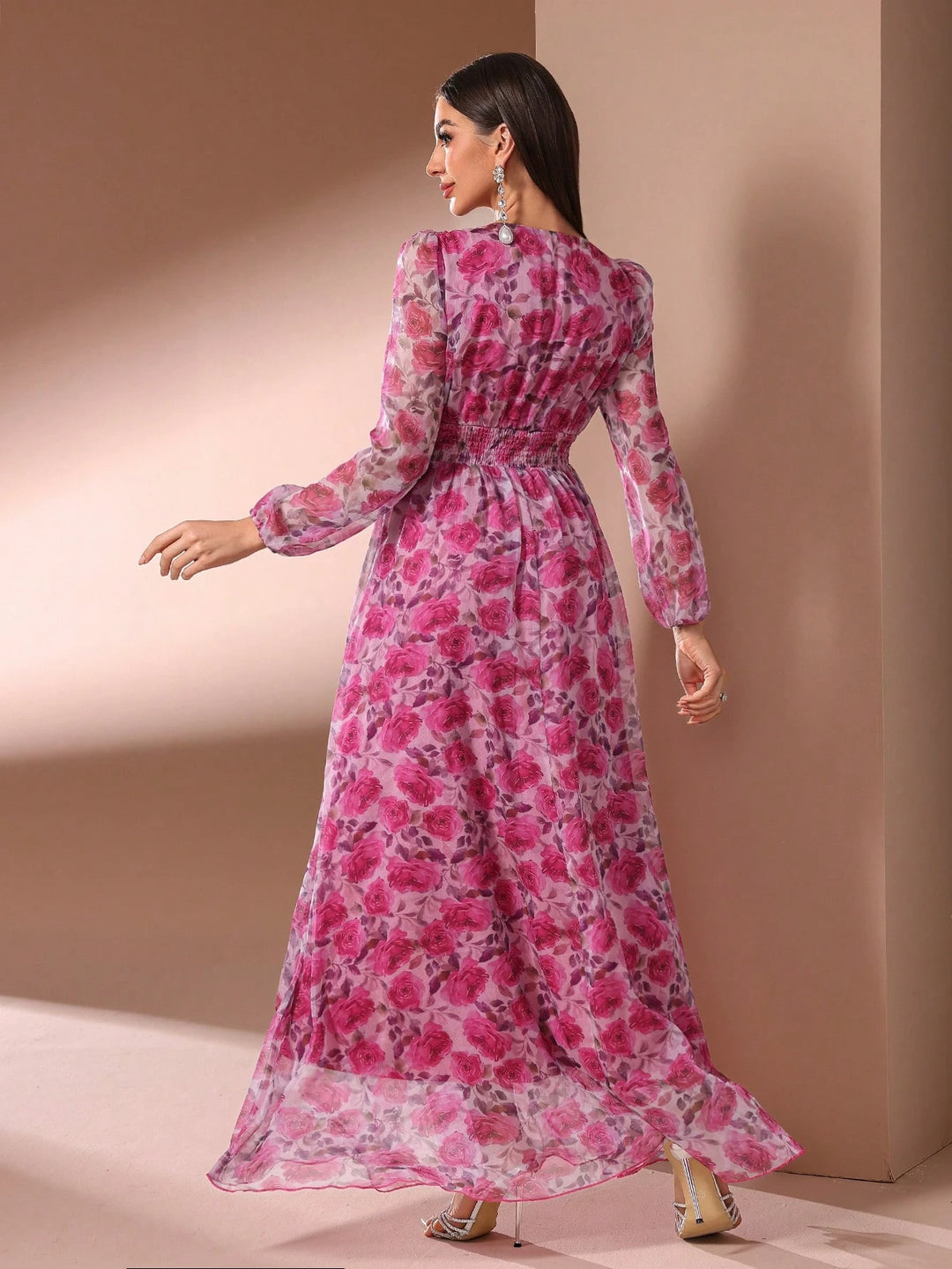 Rochie maxi SHEIN, mix culori