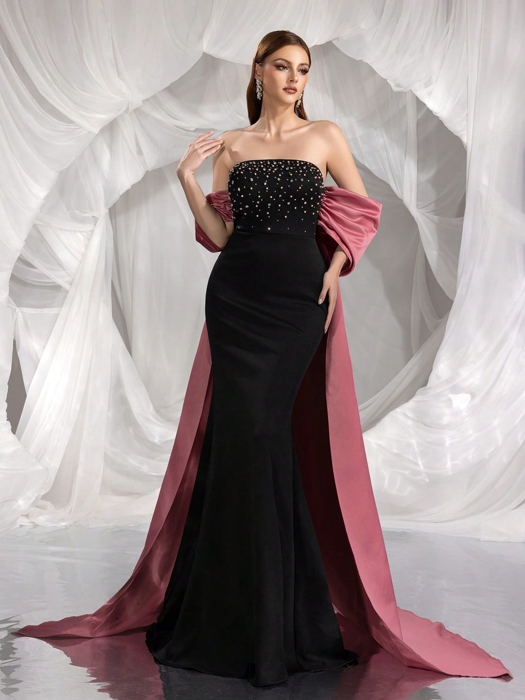 Rochie maxi SHEIN, mix culori