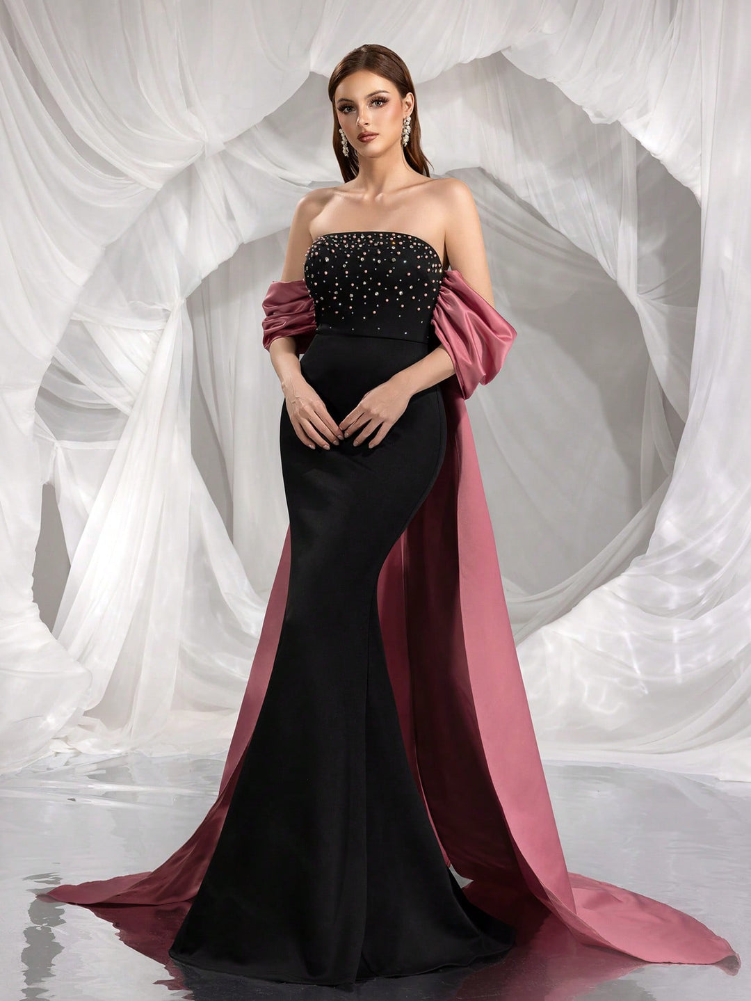 Rochie maxi SHEIN, mix culori