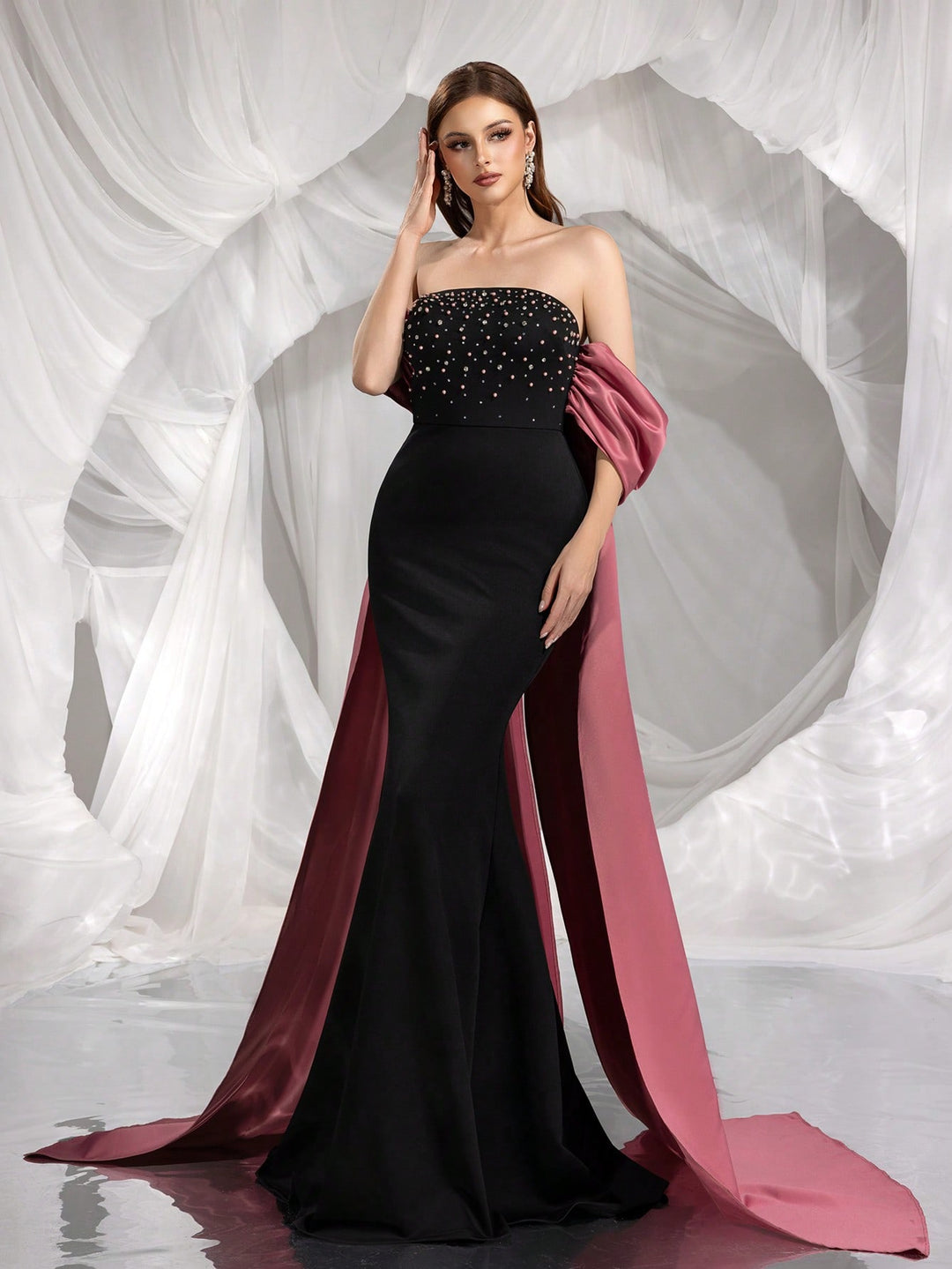 Rochie maxi SHEIN, mix culori