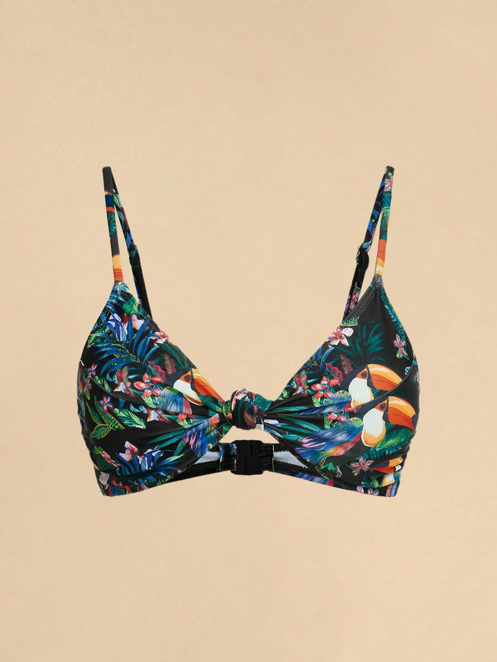 Sutien de baie SHEIN, negru