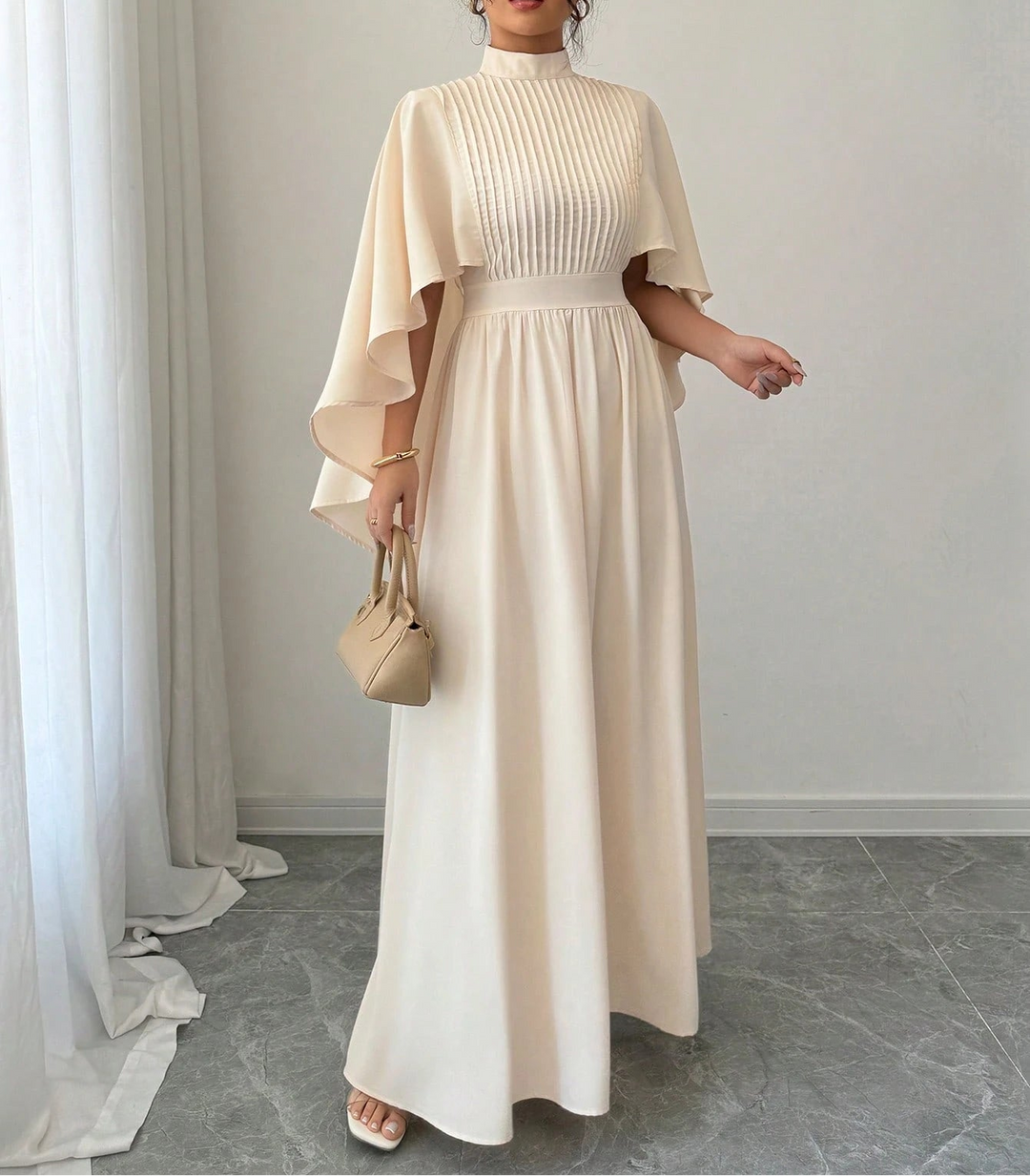 SHEIN Maxi ruha, ekrü