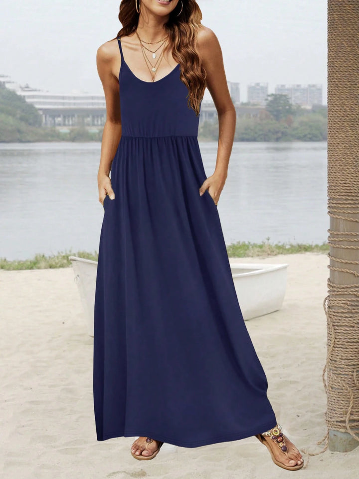 Rochie maxi SHEIN, albastru