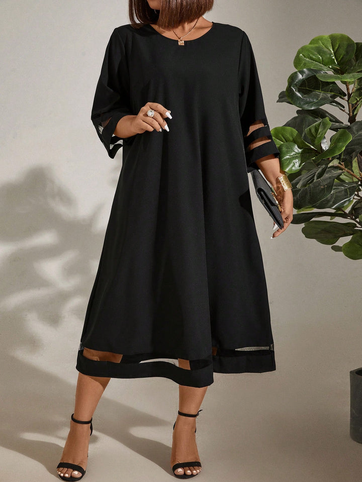 Rochie maxi SHEIN, negru