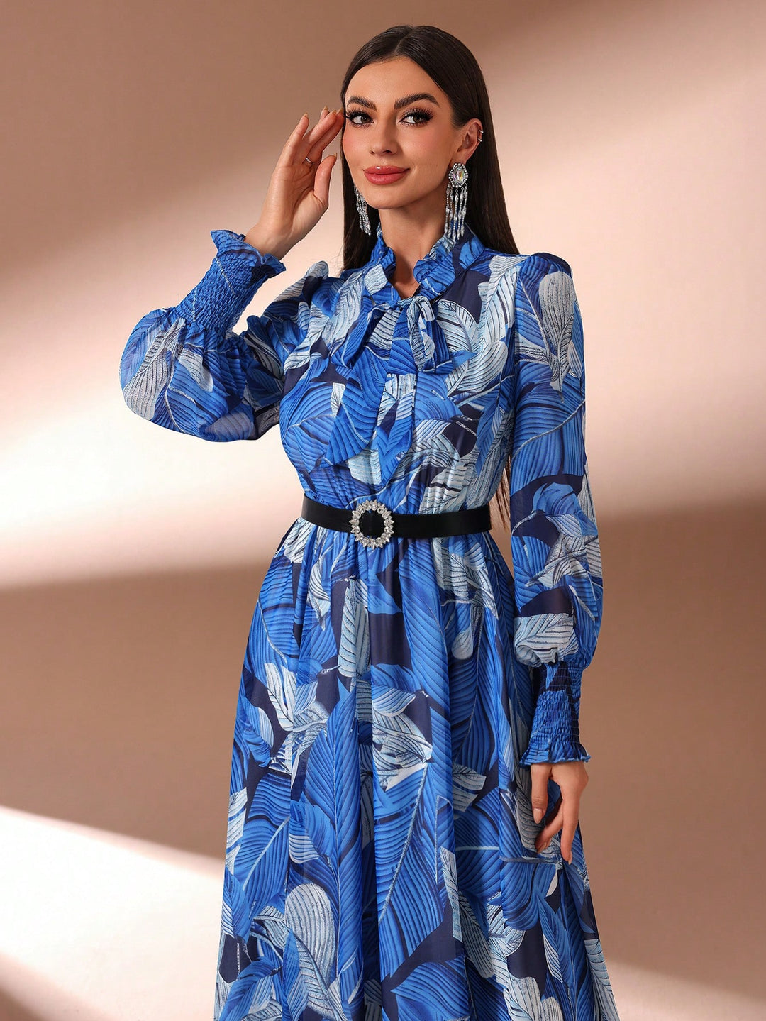 Rochie maxi SHEIN, albastru