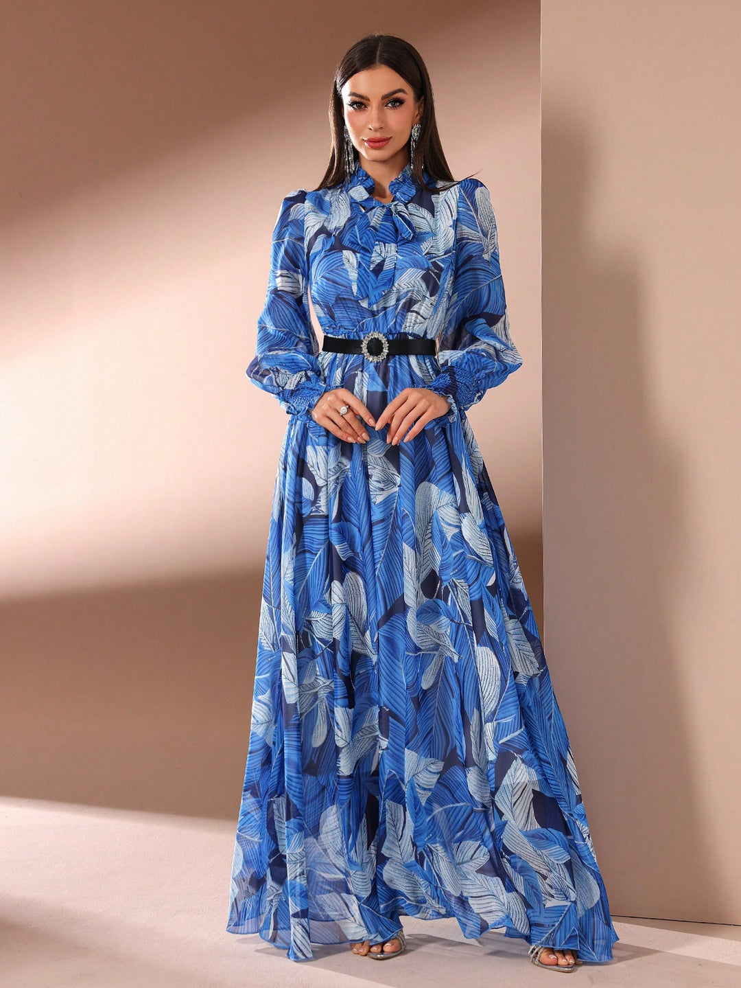 Rochie maxi SHEIN, albastru