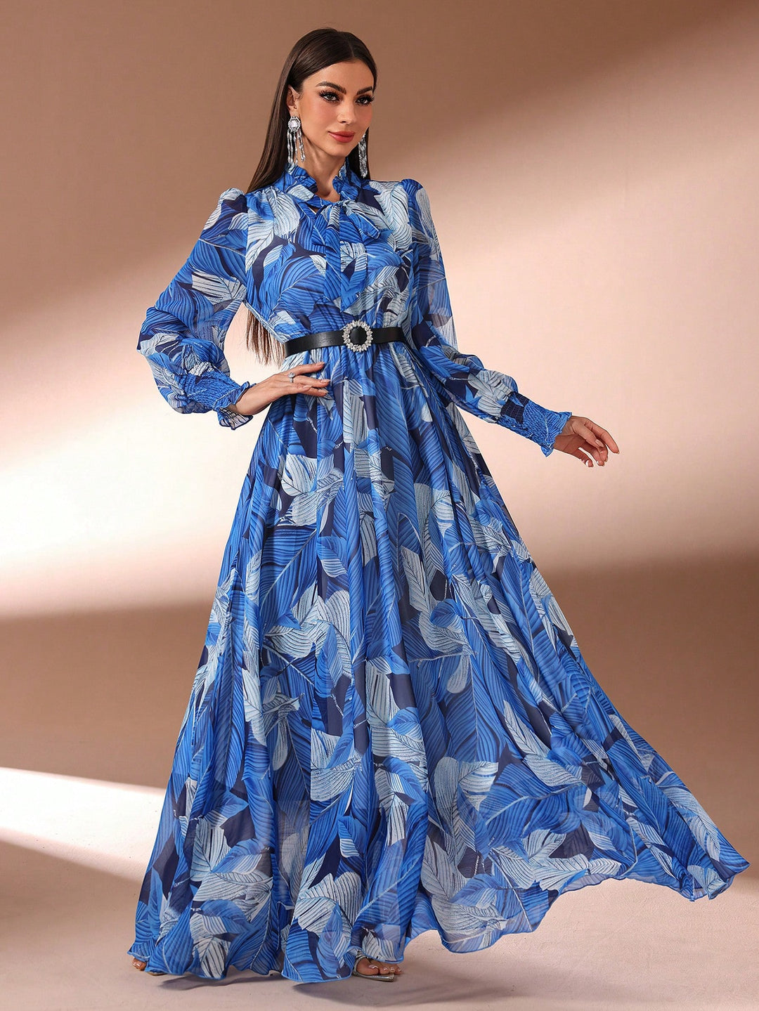 Rochie maxi SHEIN, albastru
