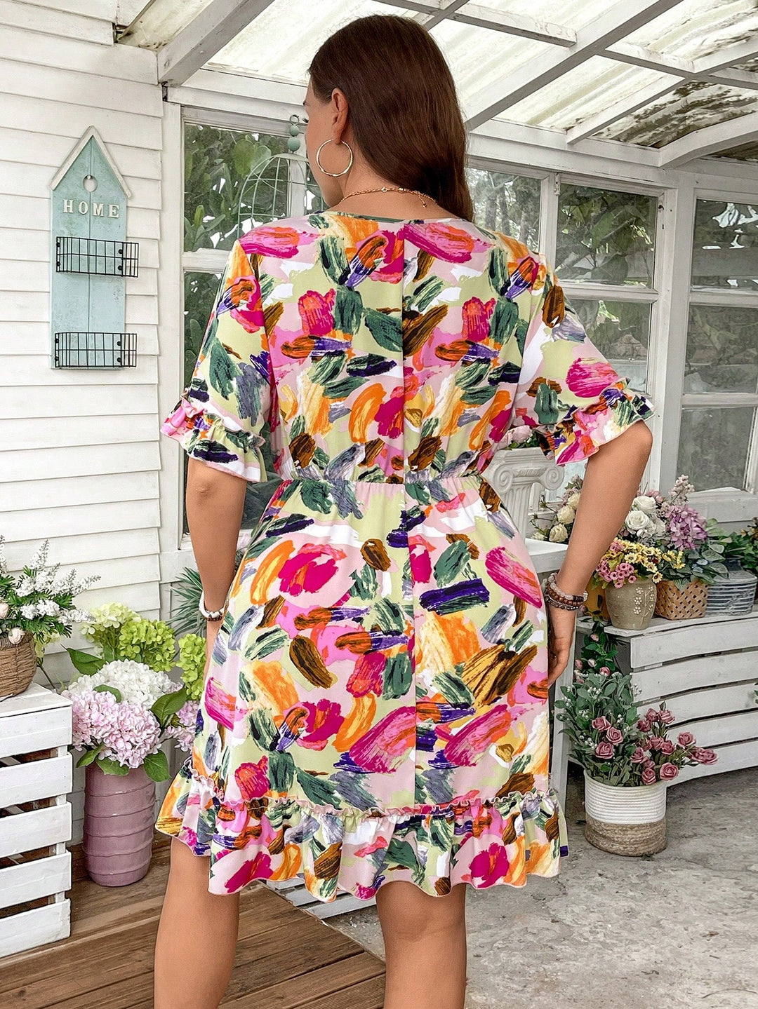 Rochie mini SHEIN, mix culori