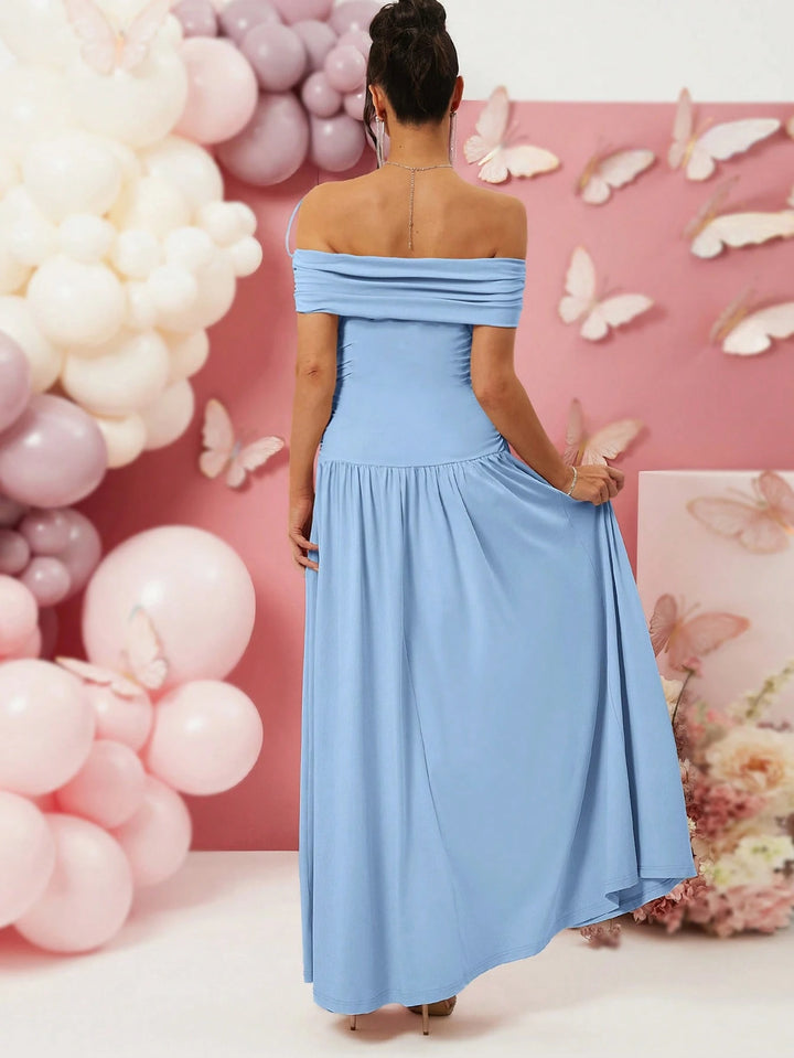 Rochie maxi SHEIN, albastru