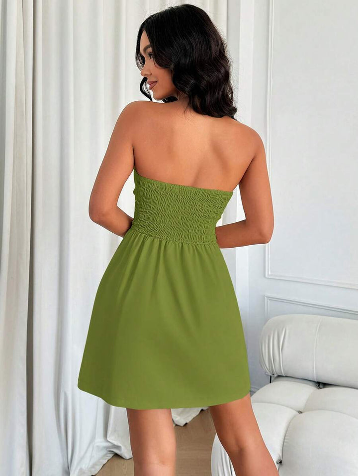 Rochie mini SHEIN, verde