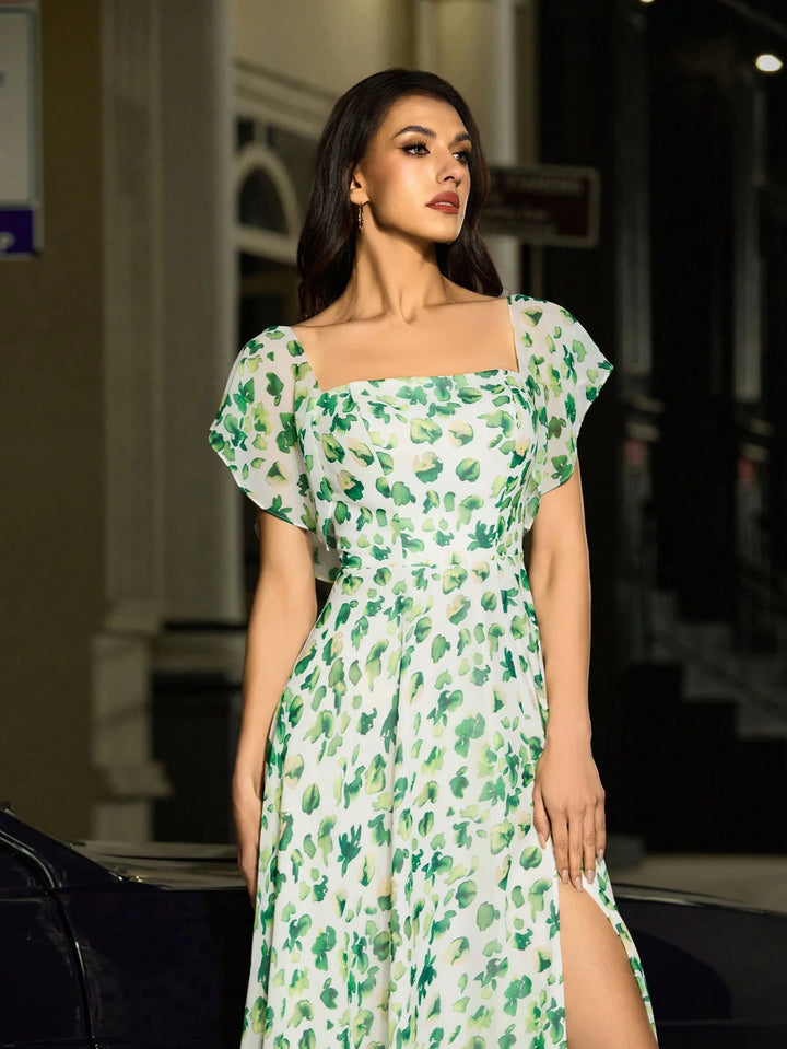 Rochie maxi SHEIN, mix culori