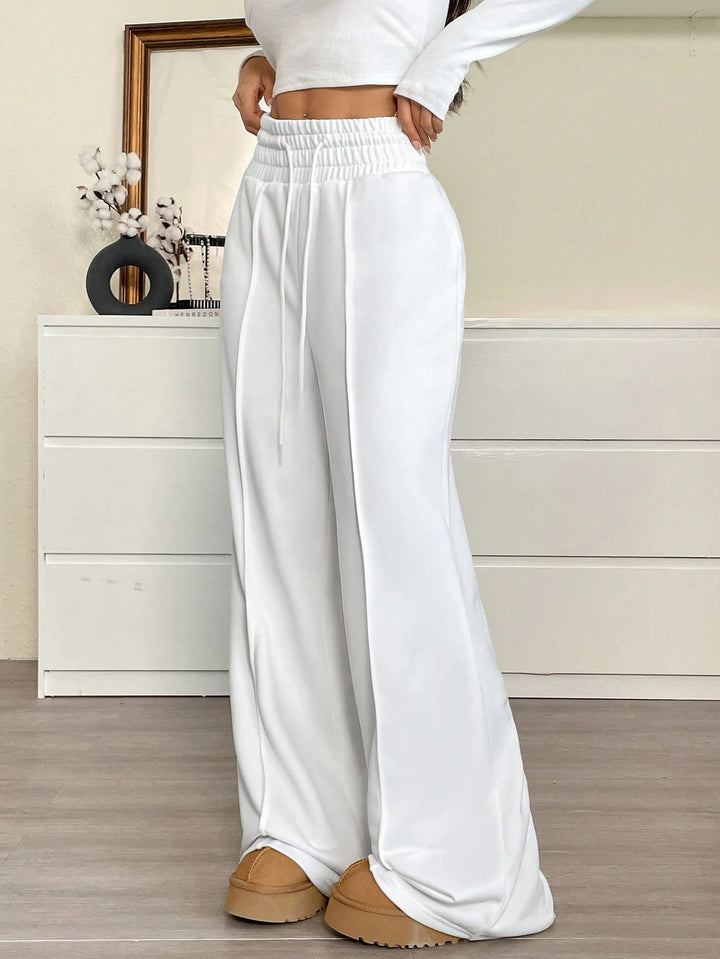 Pantaloni SHEIN, alb