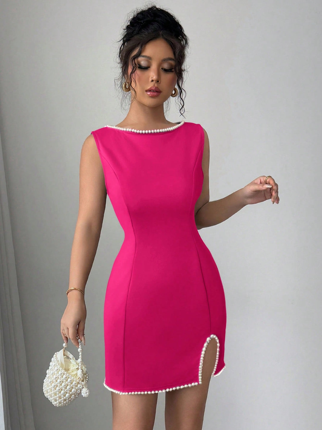 Rochie mini SHEIN, roz