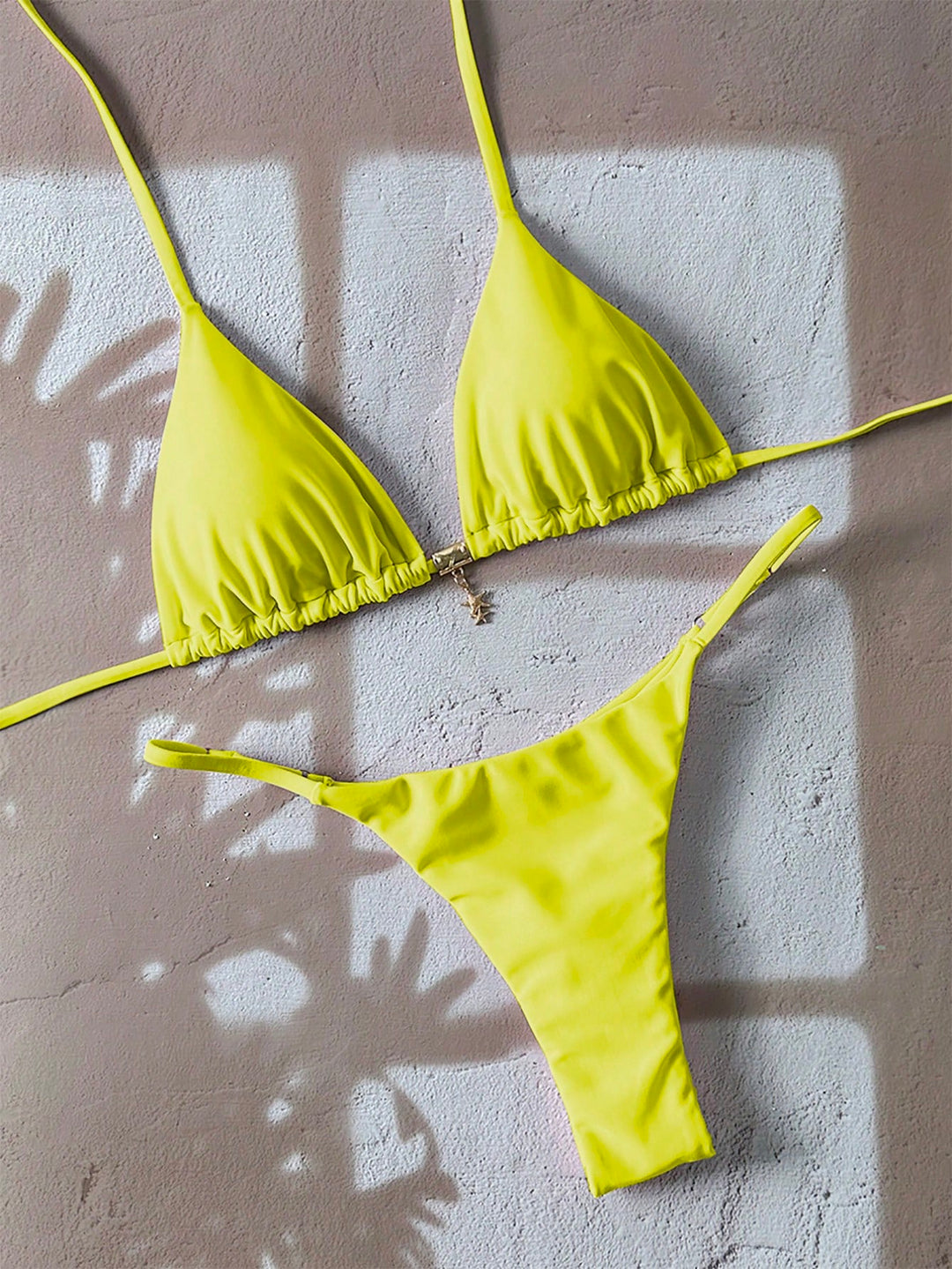 Set bikini SHEIN, galben