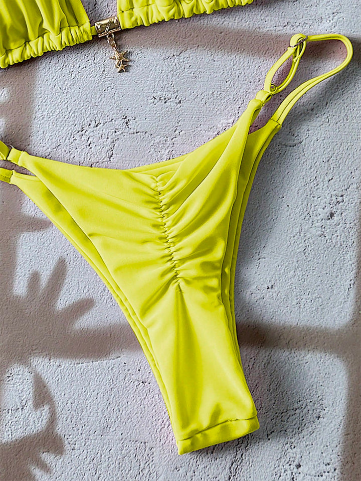 Set bikini SHEIN, galben