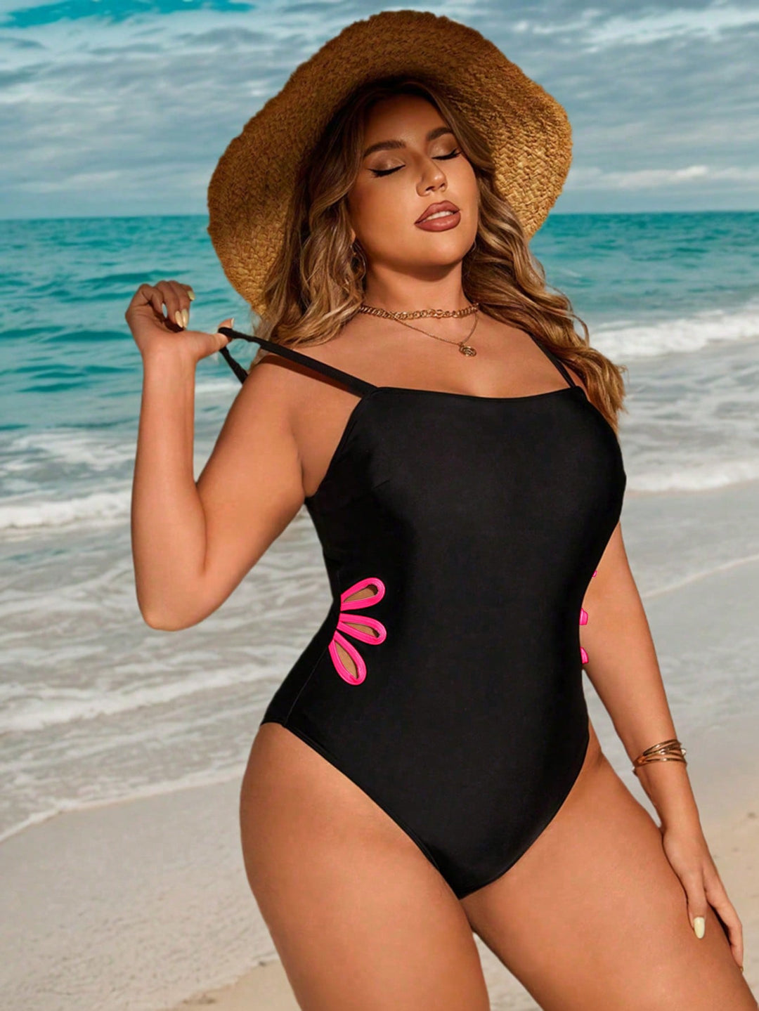 Costum de baie SHEIN, negru