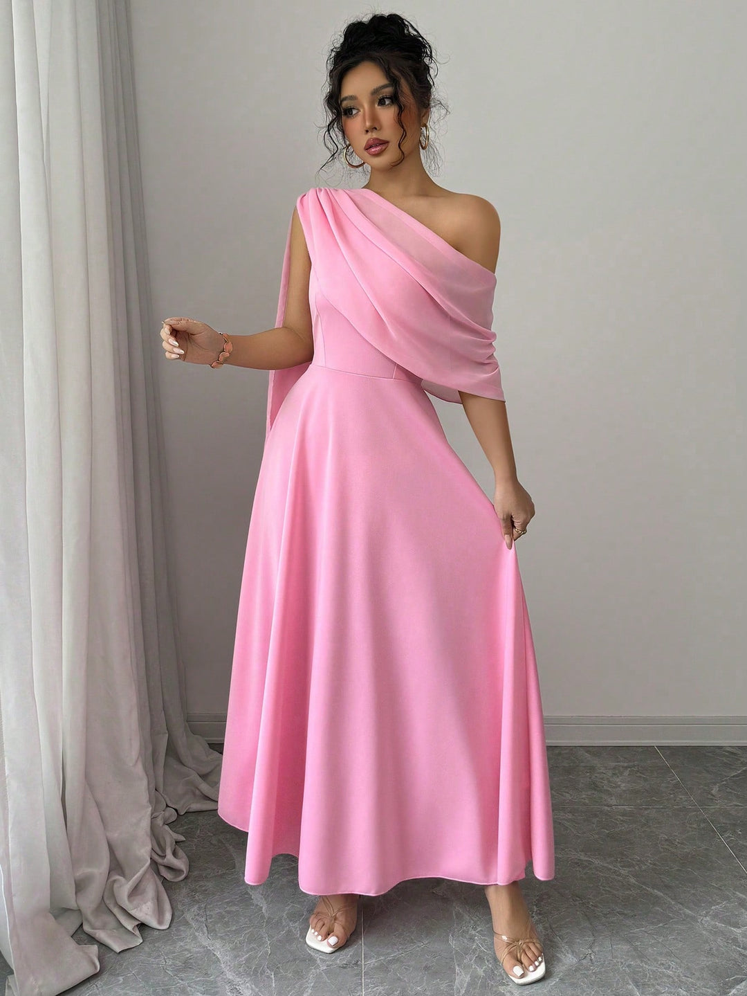Rochie maxi SHEIN, roz