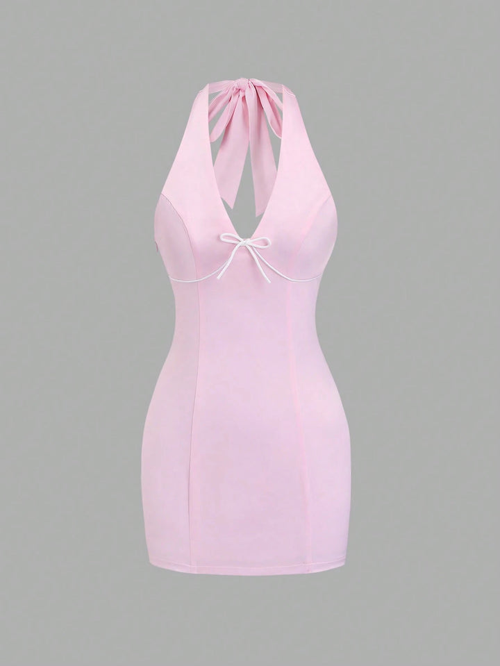 Rochie mini SHEIN, roz