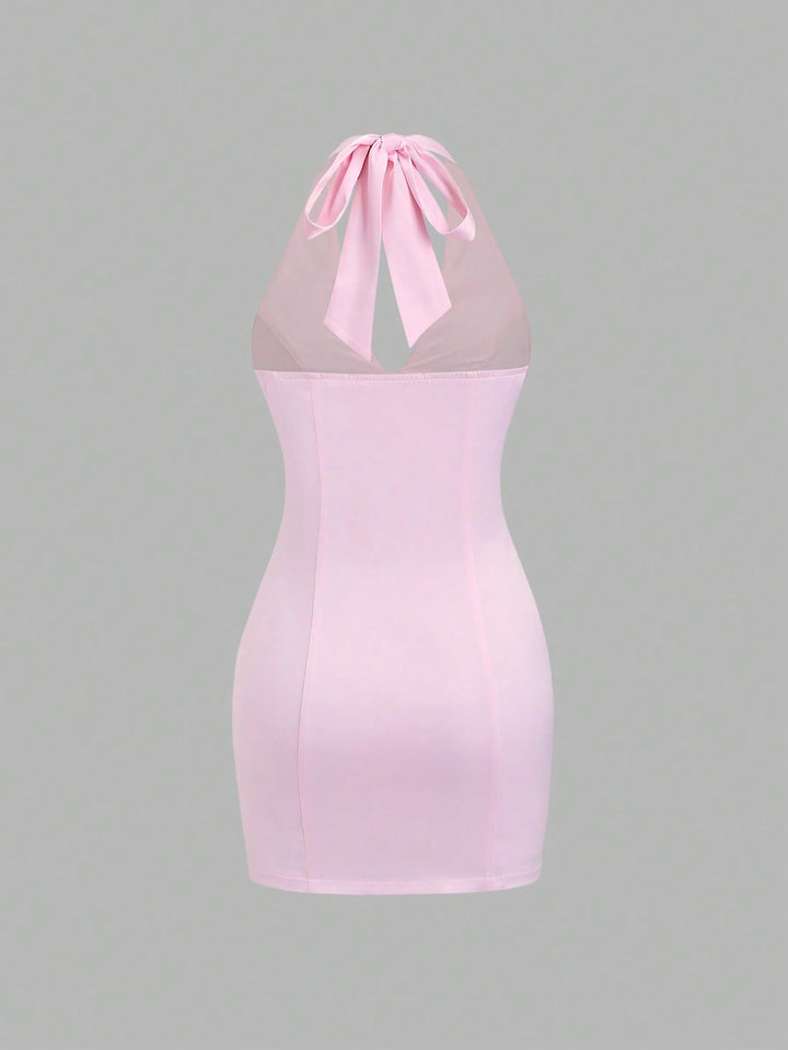 Rochie mini SHEIN, roz