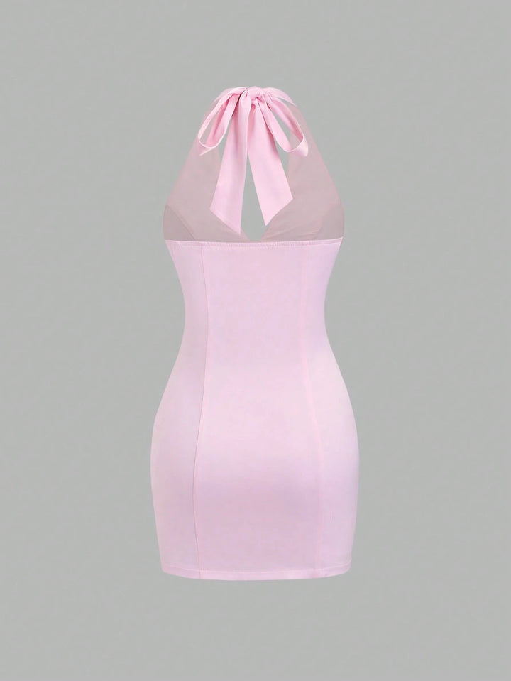 Rochie mini SHEIN, roz