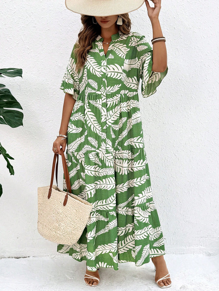 Rochie maxi SHEIN, mix culori