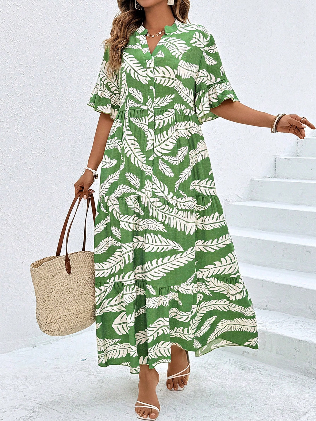 Rochie maxi SHEIN, mix culori