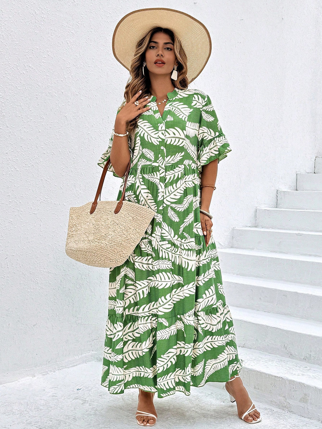 Rochie maxi SHEIN, mix culori