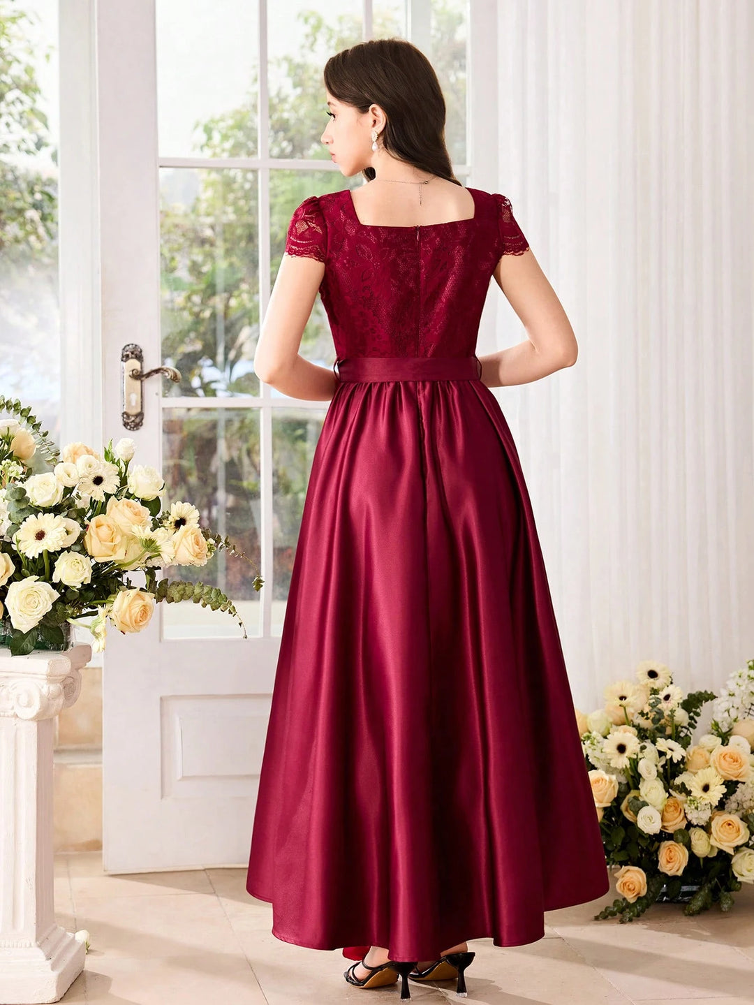 Rochie SHEIN, vișiniu
