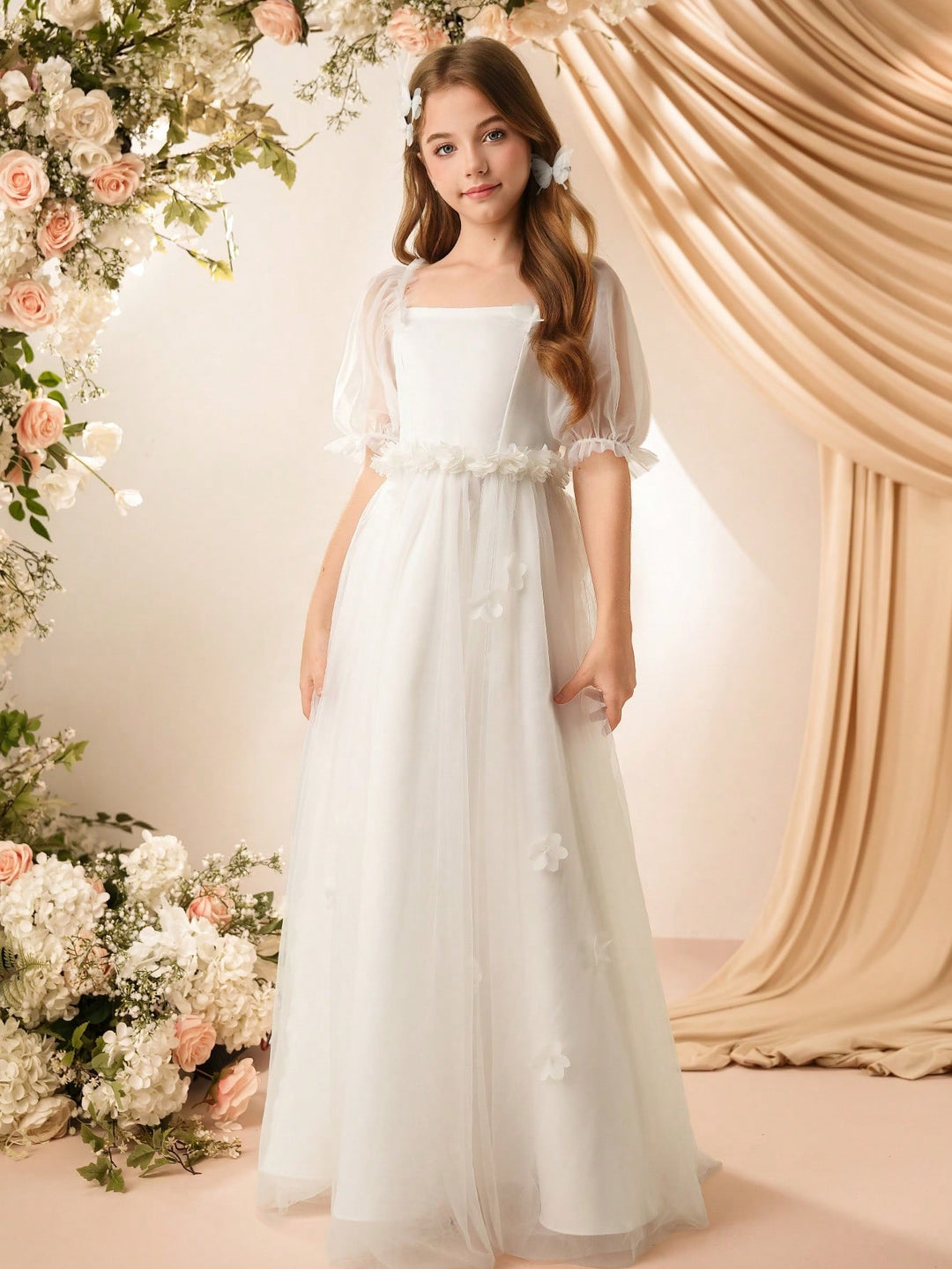 SHEIN party outfit, white