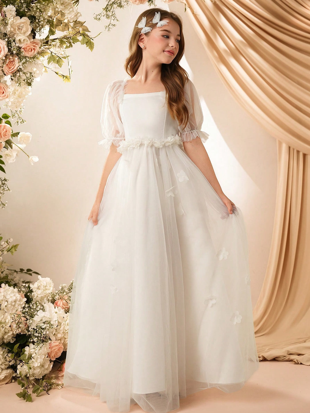 SHEIN party outfit, white