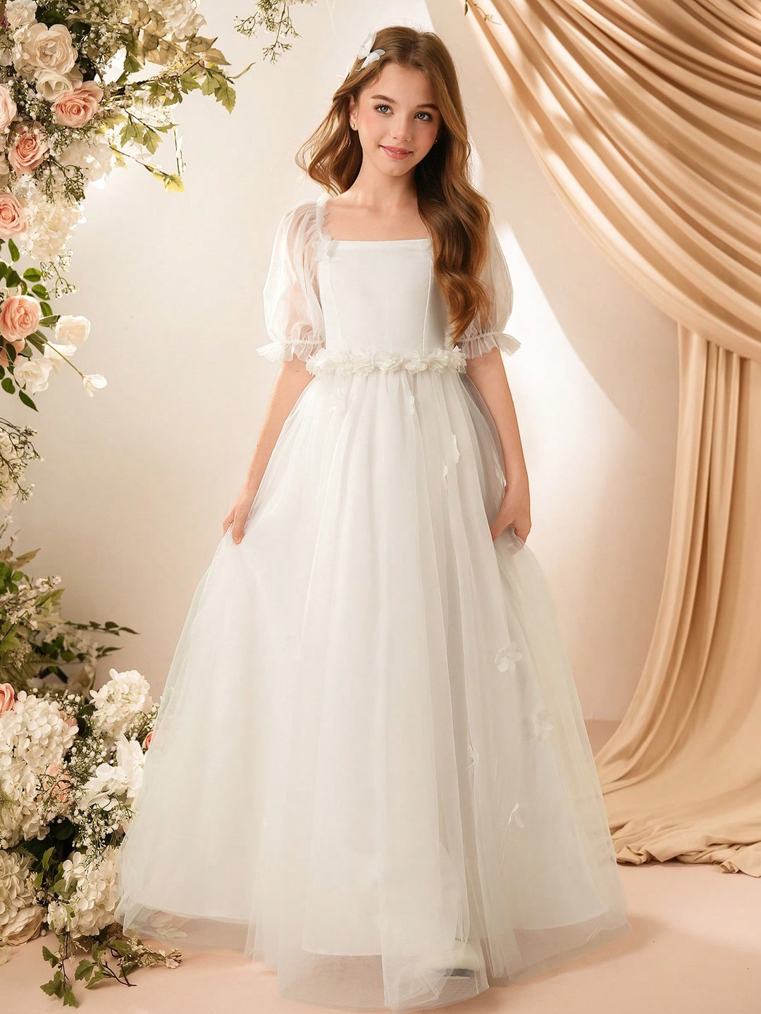 SHEIN party outfit, white