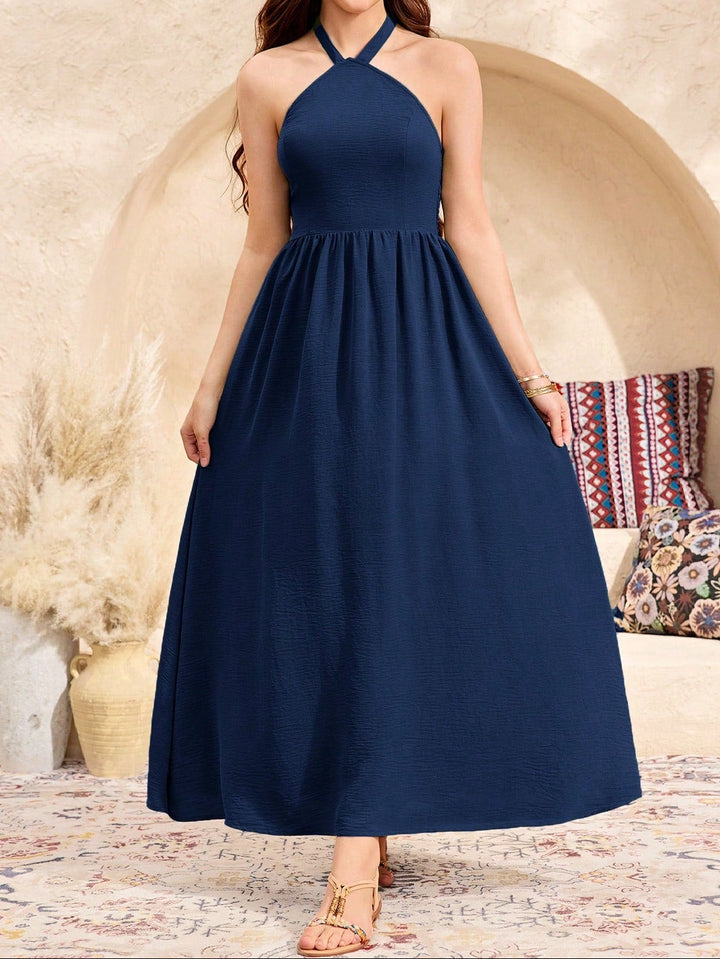 Set rochie și cardigan SHEIN, albastru
