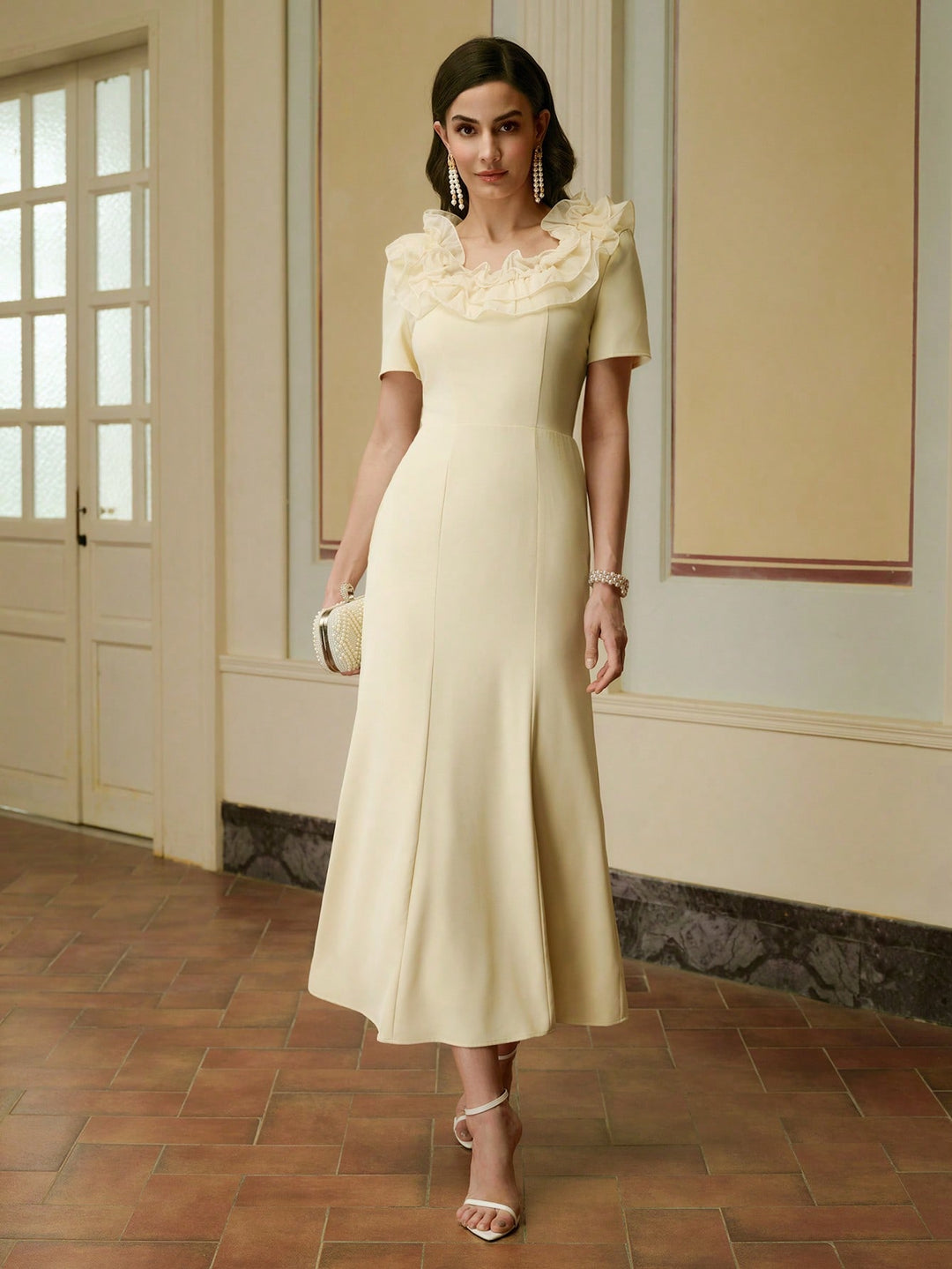 Rochie maxi SHEIN, galben