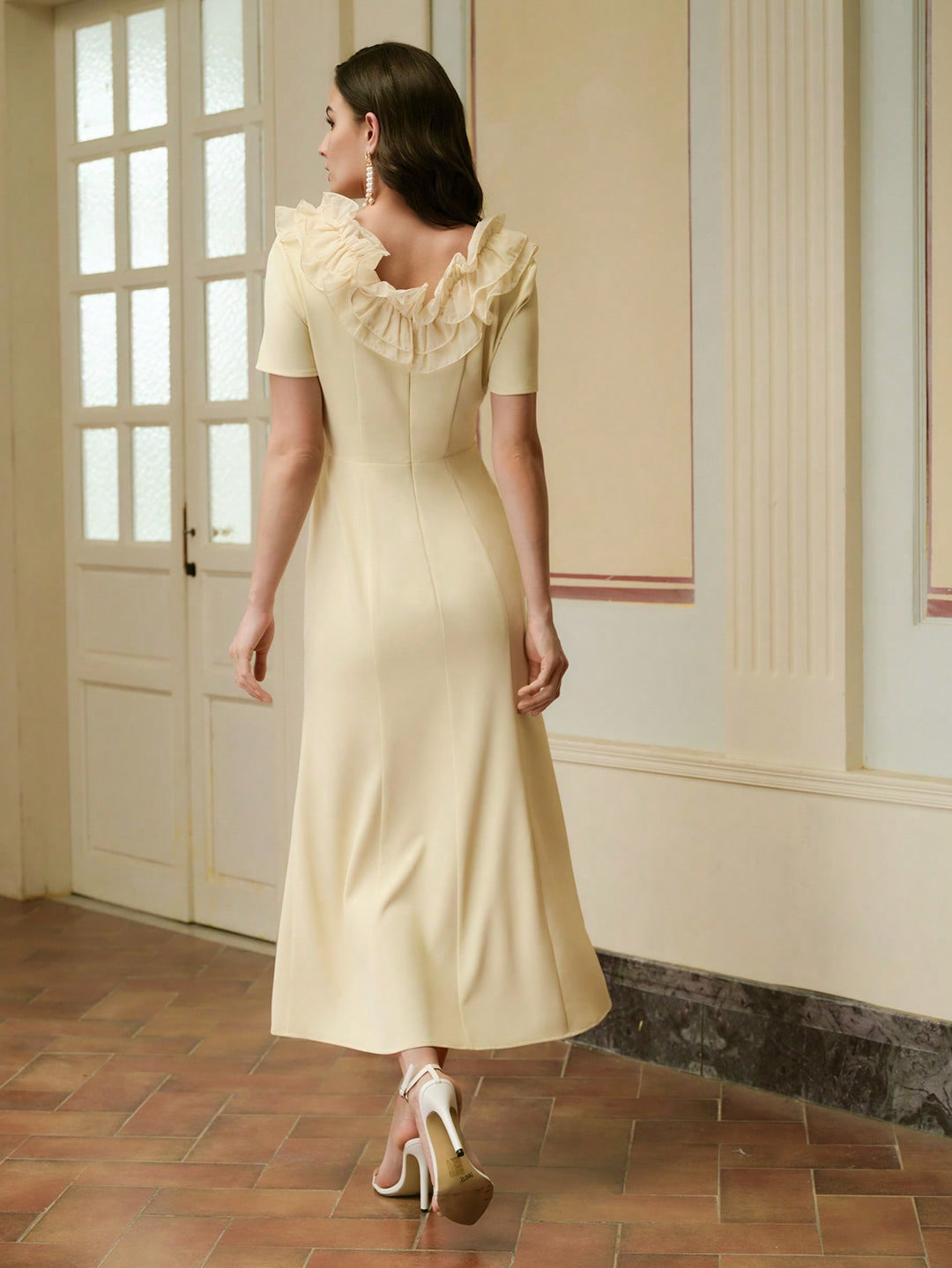 Rochie maxi SHEIN, galben
