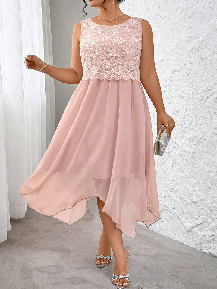 Rochie maxi SHEIN, roz