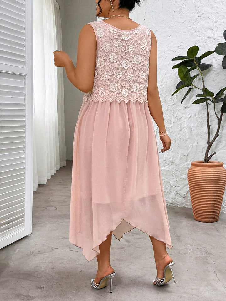 Rochie maxi SHEIN, roz