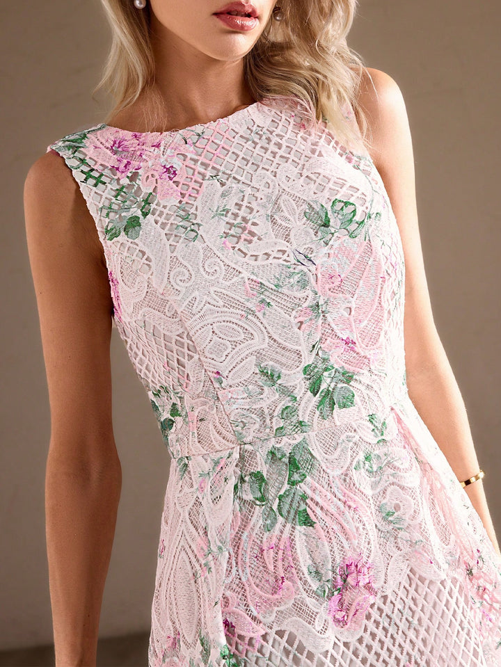 Rochie midi SHEIN, mix culori