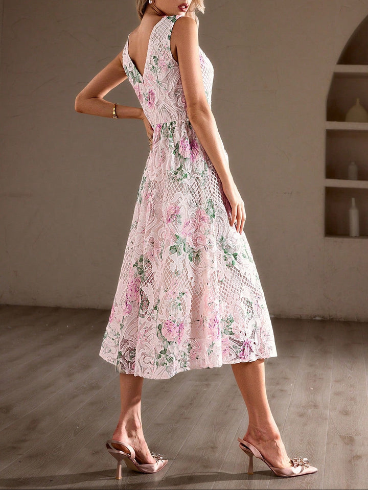 Rochie midi SHEIN, mix culori