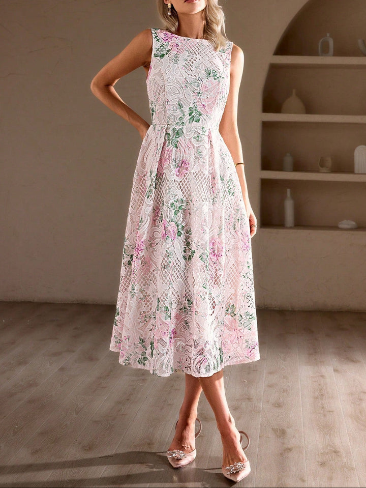 Rochie midi SHEIN, mix culori