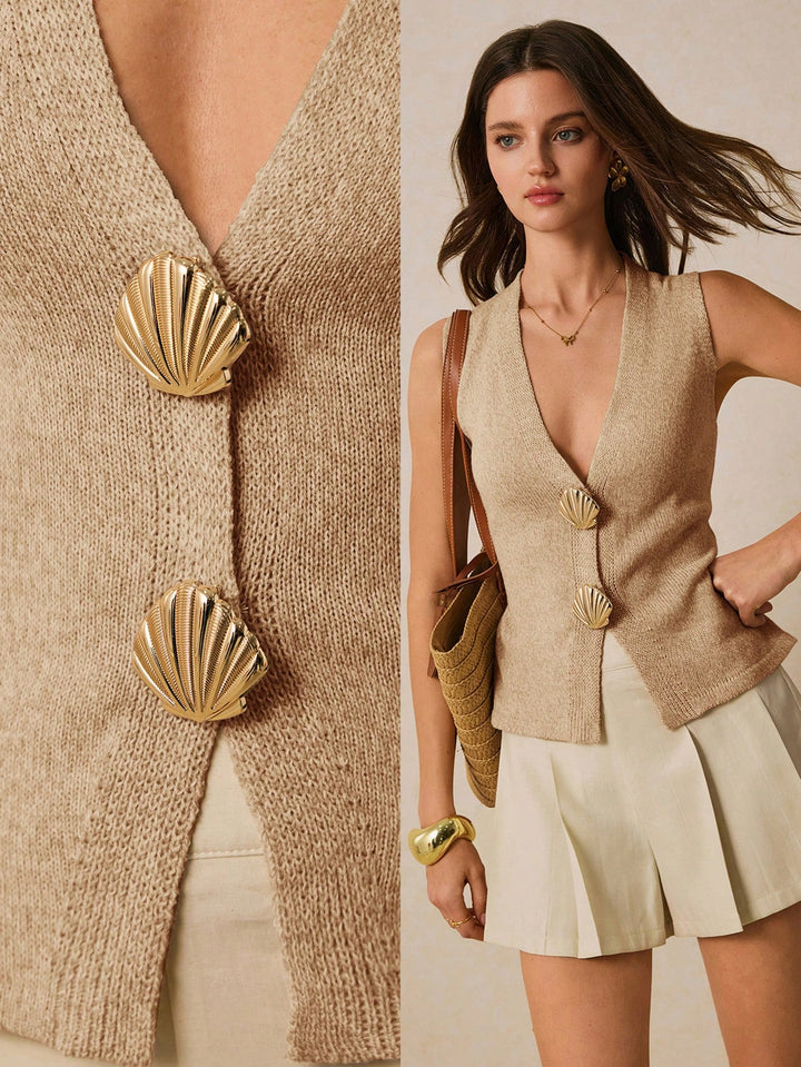 Cardigan SHEIN, kaki