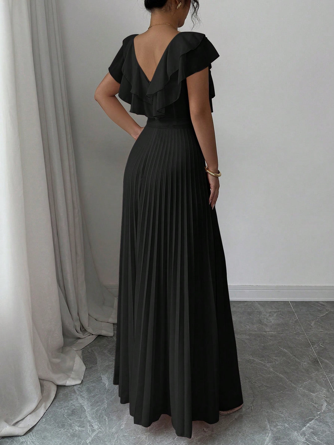 Rochie maxi SHEIN, negru