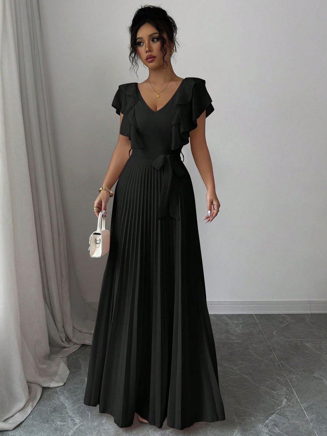 Rochie maxi SHEIN, negru