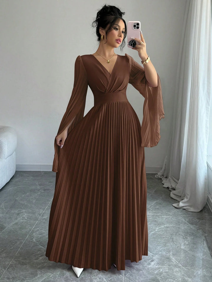 Rochie maxi SHEIN, maro