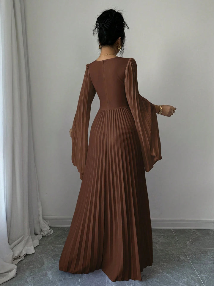 Rochie maxi SHEIN, maro