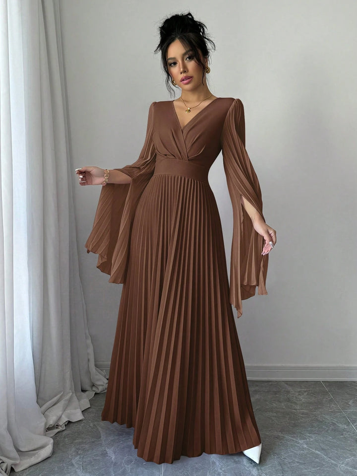 Rochie maxi SHEIN, maro