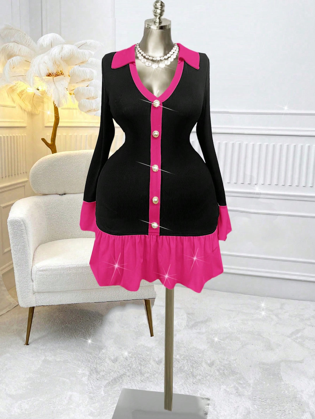 Rochie SHEIN, mix culori