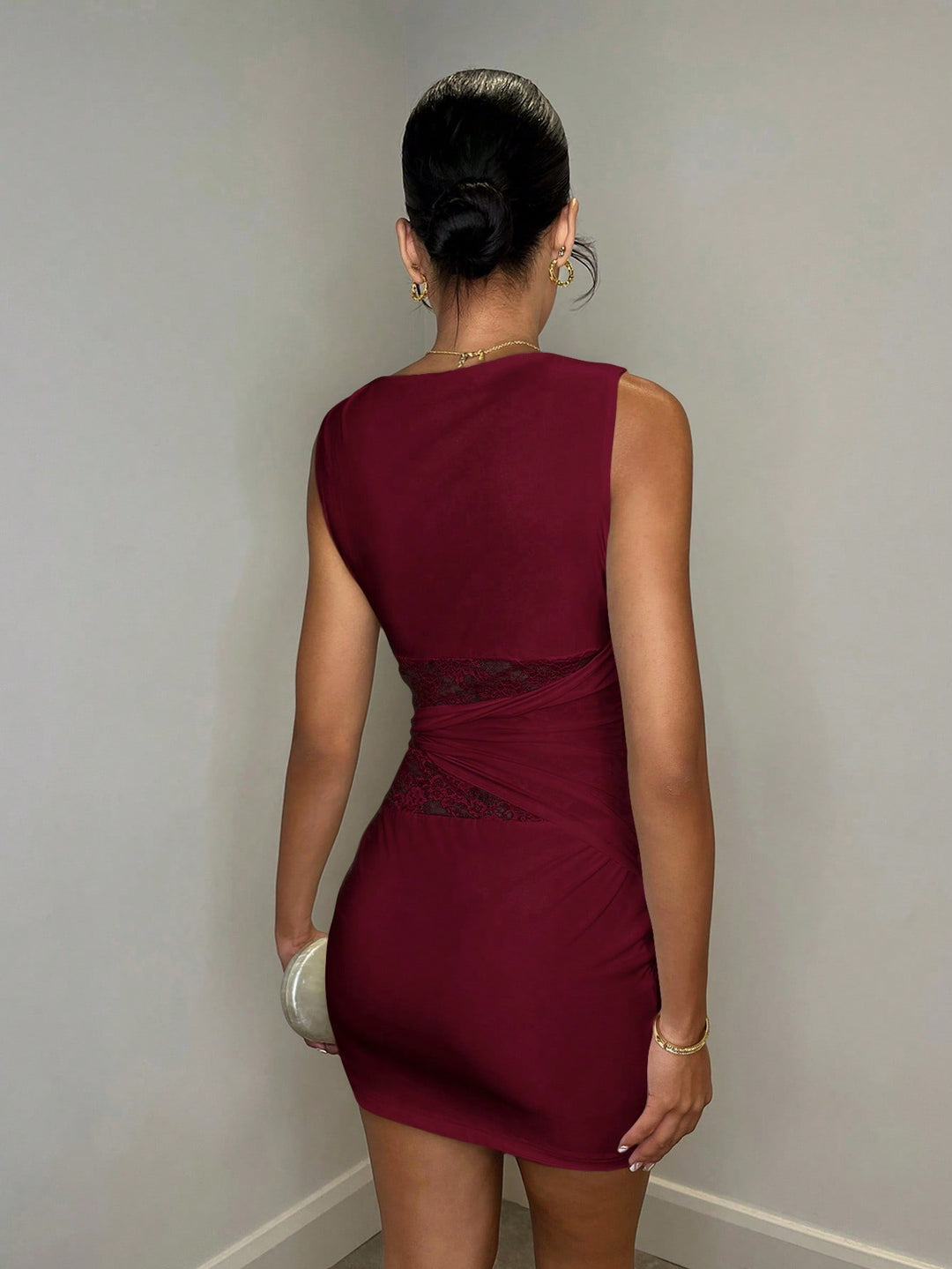 Rochie mini SHEIN, vișiniu
